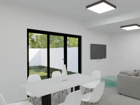 Depto Tipo Casa 3 ambientes con 2 baños