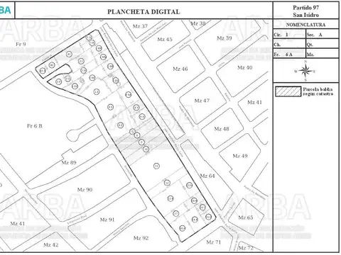 Excelente Lote / Terreno de 814 m² en Venta en San Isidro