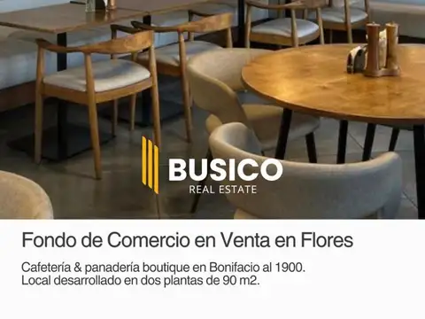 VENTA FONDO DE COMERCIO DE CAFE - BAR - PANADERIA GOURMET