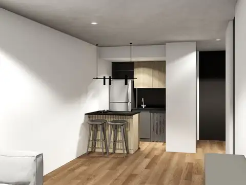 Departamento Monoambiente con 1 baño