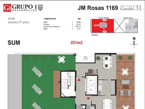 Departamento en Venta en Martin, USD 78.517