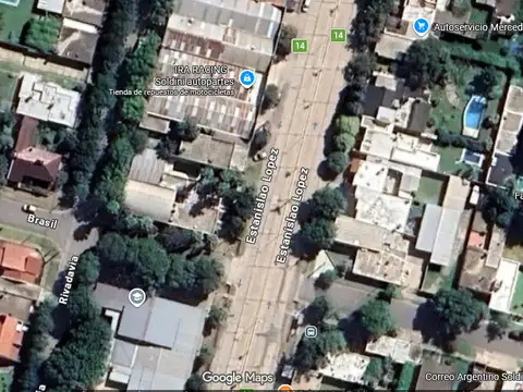 Galpón Brasil y Rivadavia a una cuadra de la Ruta 140 m2