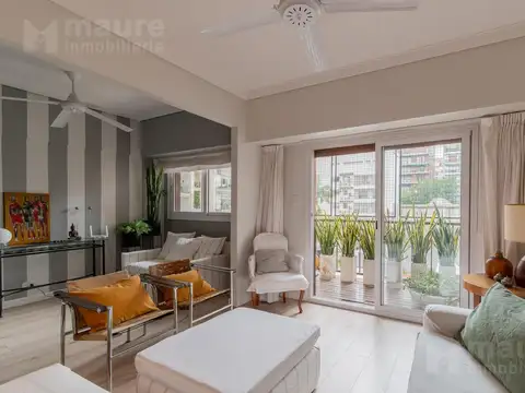 3 ambientes reciclado al contrafrente con balcón en venta en Las Cañitas