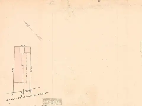 Terreno en Venta 8  mts Frente