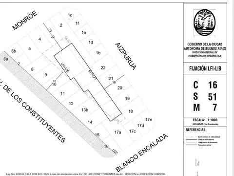 Avenida Constituyentes al 4800