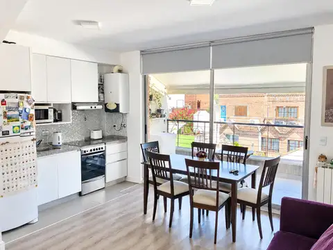 Alquiler 2 amb. en Colegiales amoblado con cochera y amenities