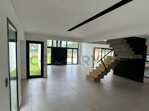 Venta ESPECTACULAR Casa Barrio Cerrado Lagoon Pilar. Moderna con 3 dormitorios jardin y pileta. De c