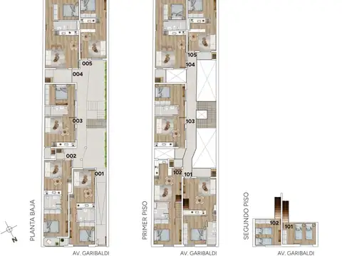 Departamento en Venta de 1 dormitorio
