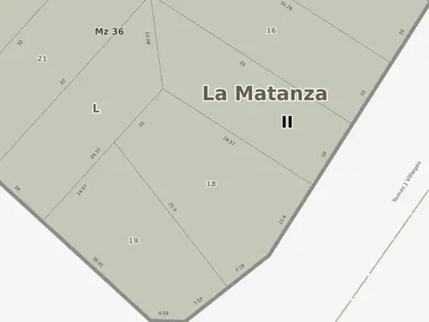 Terreno en Venta de 361,0 m2