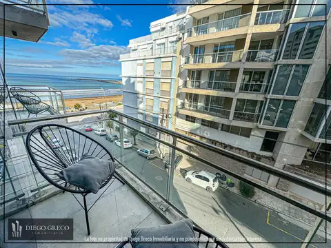 VENTA DEPARTAMENTO DE 3 AMBIENTES CON COCHERA Y VISTA AL MAR- PLAYA GRANDE