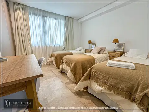 Departamento 3 ambientes con 2 baños
