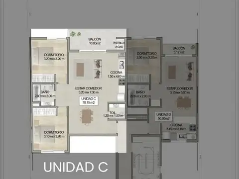 Departamento en Venta con 1 cocheras