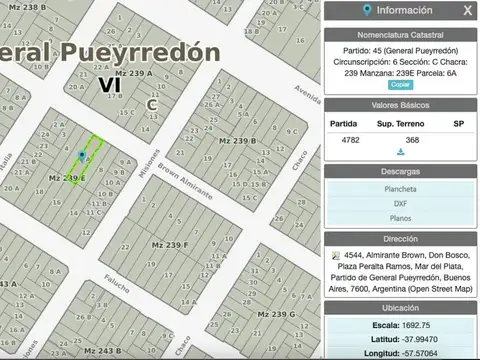 Venta terreno galpón zona comercial 43 m x 8,67 m