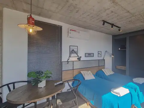 MONOAMBIENTE AMOBLADO ESTILO INDUSTRIAL SAN JUAN Y ALVEAR EN VENTA