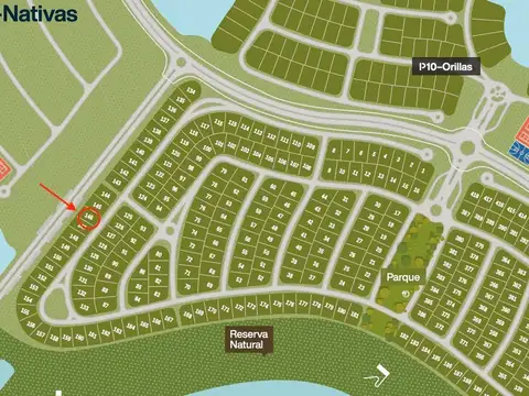 Venta LOTE Puertos del Lago Nativas RESERVA Eco