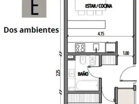 Departamento en Venta Apto profesional