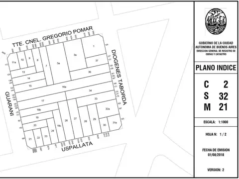 Lote en venta en Parque Patricios