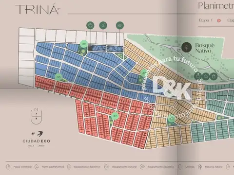 Lote en venta de 870m2 en Triná, Villa Larca, San Luis