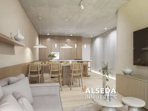 Departamento 3 ambientes con 2 baños
