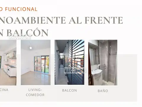 Departamento en Alquiler de 1 dormitorio