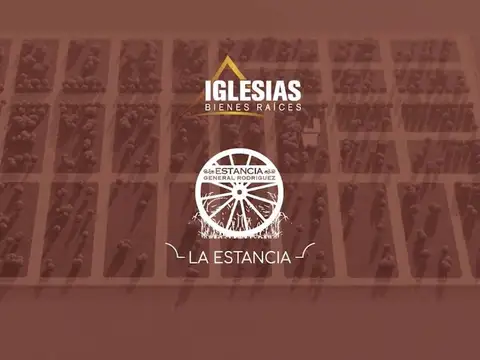 Venta! Lote en barrio La Estancia - Rodríguez