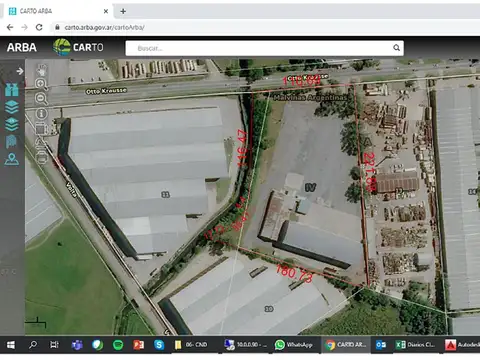 Galpon en Venta 221  mts Fondo
