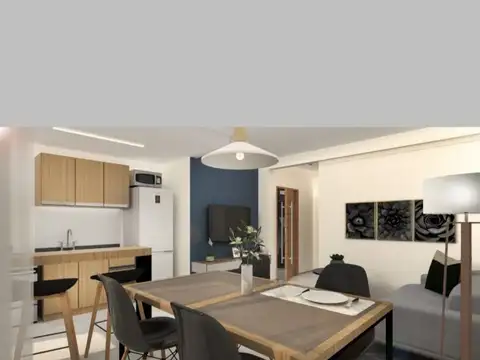 Departamento 2 ambientes con 1 baño