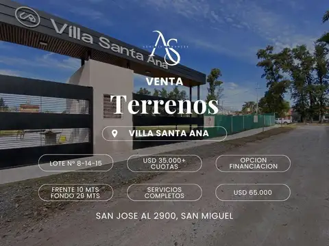 Terreno en Muñiz