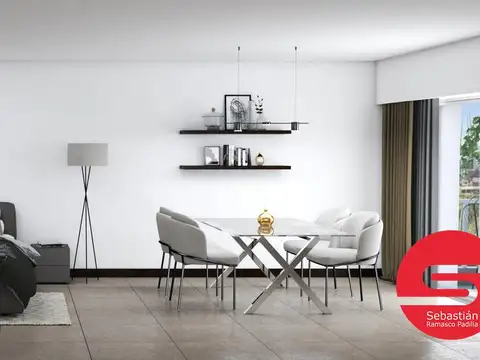 Departamento venta barrio Echesortu monoambiente con balcón al frente