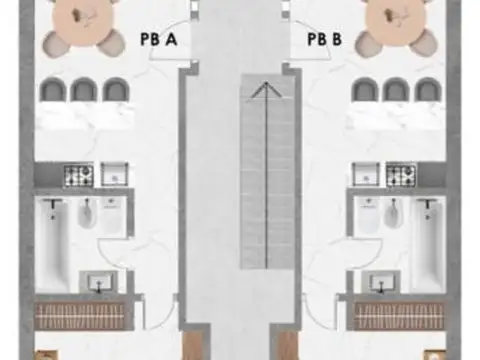 Depto Tipo Casa en Venta de 2 ambientes