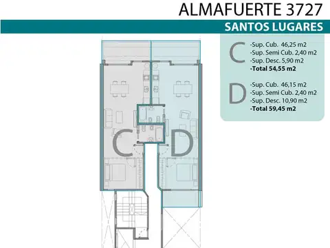 Departamento en Venta de 1 dormitorio