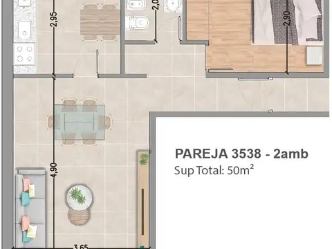 Departamento en Alquiler 18 años