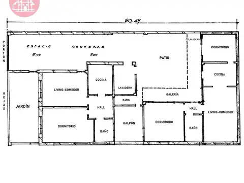 Casa Americana de 5 Ambientes