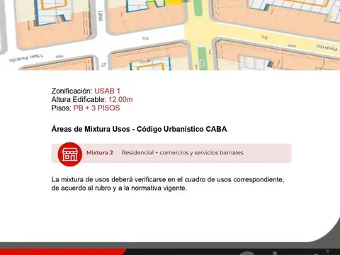 Terreno en Venta en Flores, USD 225.000
