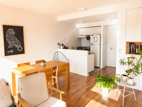 Departamento 2 ambientes con 1 baño