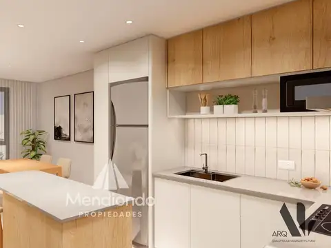 Semipiso 2 amb. (58m2) frente c/ Balcón - Zona Güemes Aldrey