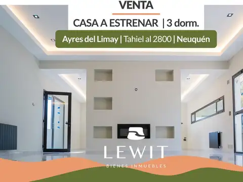 Venta Casa a Estrenar 3 Dormitorios | Ayres del Limay | Pileta y Apta Crédito