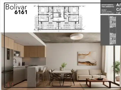 Departamento en Venta de 2 dormitorios