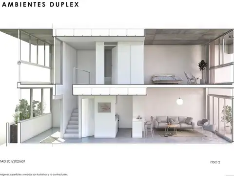 Duplex 2 ambientes con terraza corazón de Urquiza