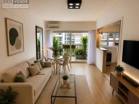 Departamento 2 ambientes con 1 baño