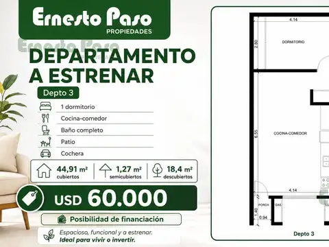 Departamento en Venta A Estrenar