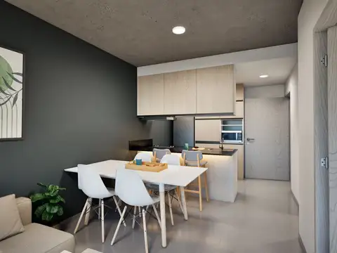 Departamento 2 ambientes con 1 baño