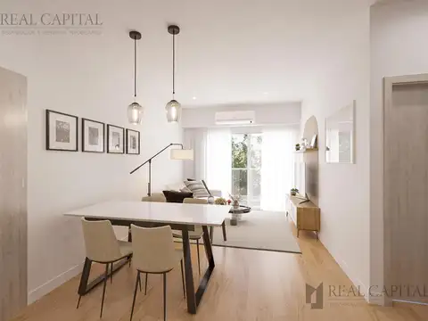 Departamento 2 ambientes con 1 baño