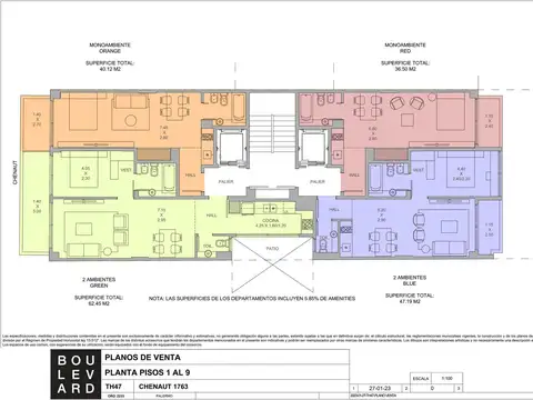 Departamento en Venta de 2 ambientes