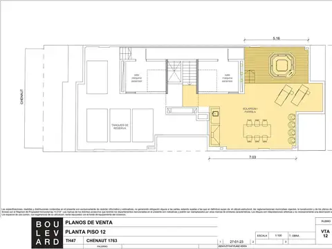 Departamento en Venta en Las Cañitas, USD 173.943