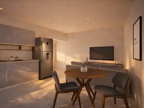 Departamento 2 ambientes con 1 baño