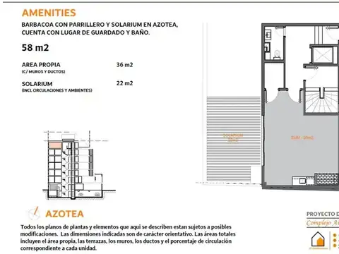 Departamento en Venta de 3 ambientes