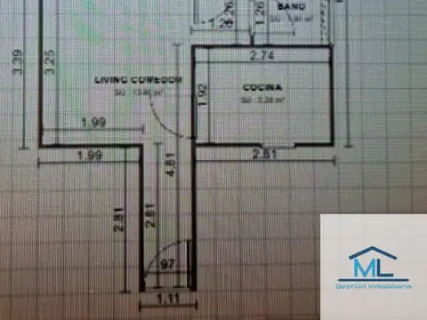 Departamento en Venta de 2 ambientes