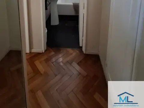 Departamento 2 ambientes con 1 baño