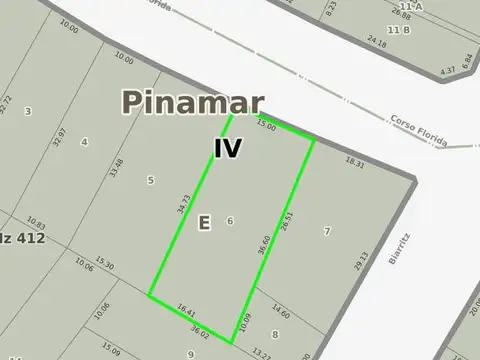 Terreno en Venta de 559,0 m2